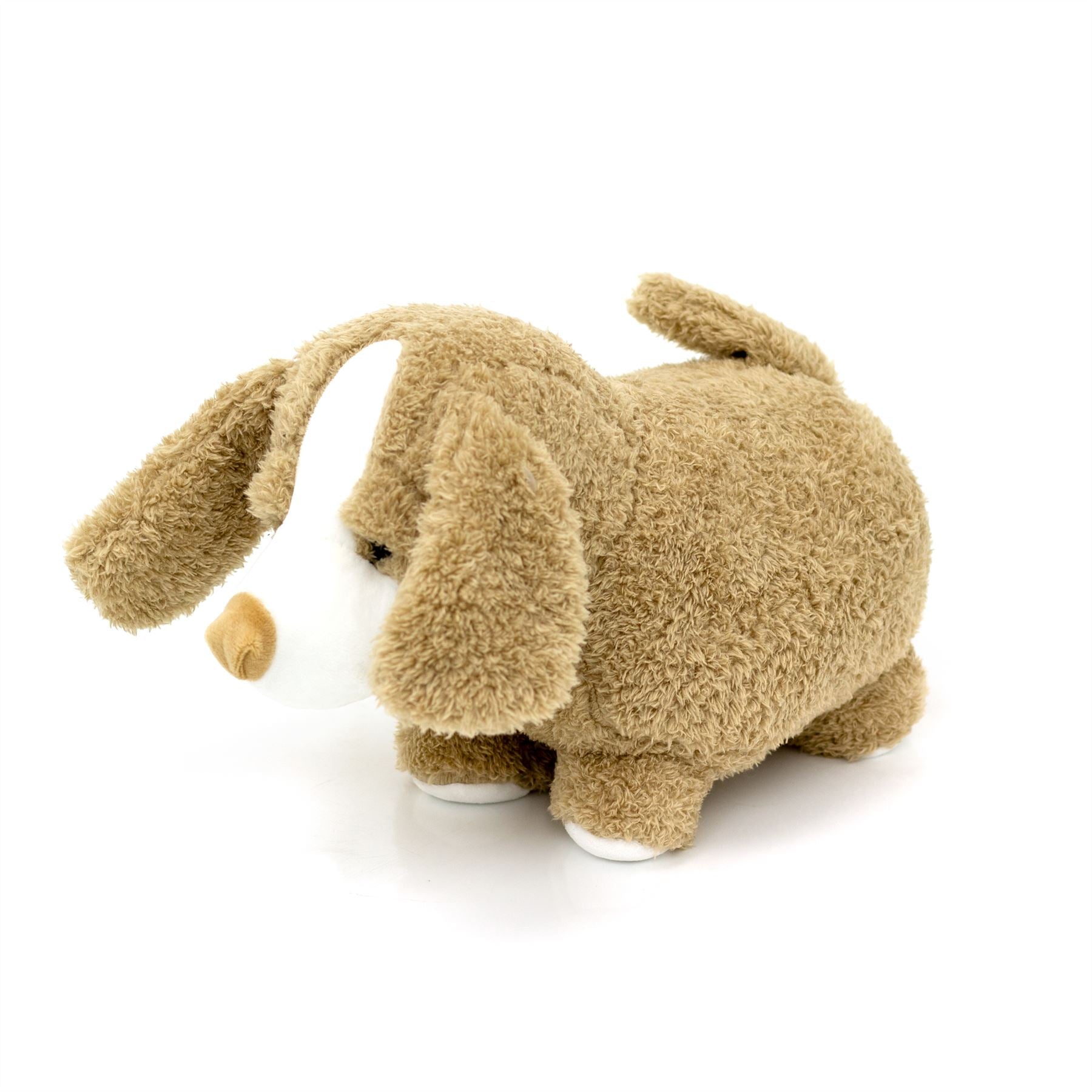 Furry Fabric Puppy Dog Doorstop 