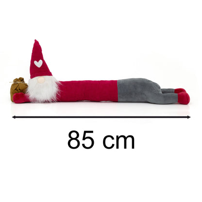 Christmas Gonk Draught Excluder | Nordic Gnome Door Cushion Draft Excluder 85cm