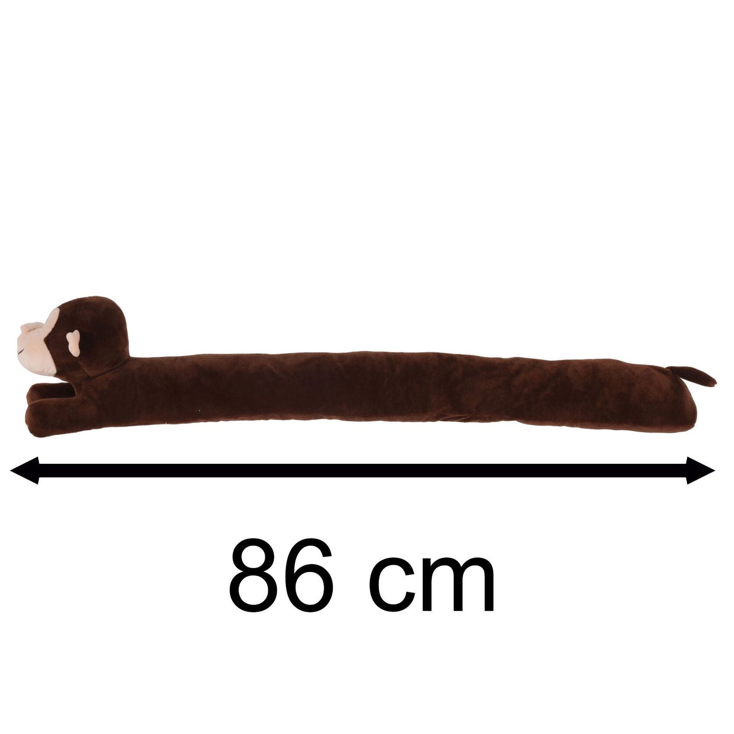 Max Monkey Draught Excluder | Fabric Door Cushion Draft Excluder for Doors 86cm