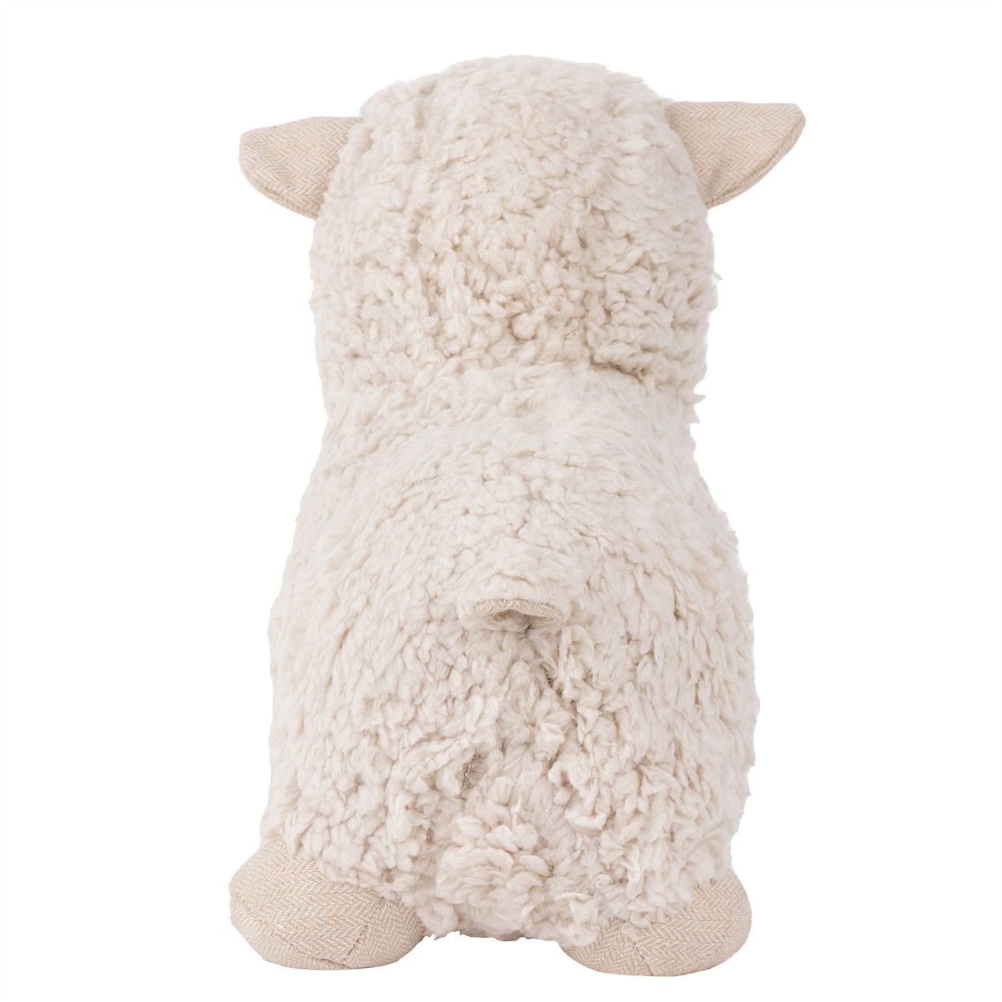 Sam Sheep Doorstop | Boucle Fleece Animal Door Stop Shearling Sheep Door Stopper