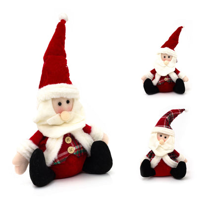 Santa Claus Christmas Doorstop | Novelty Father Christmas Fabric Door Stop 23cm