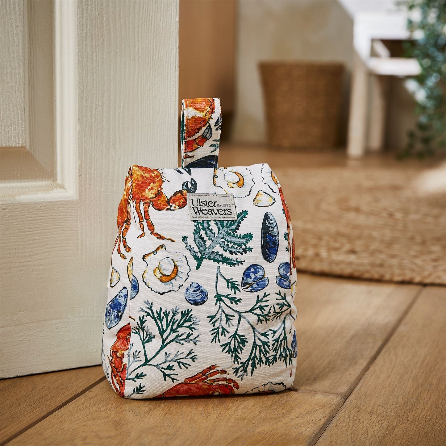 Ulster Weavers Shellfish Fabric Doorstop | Nautical Lobster Door Stop Coastal Decor - 20cm