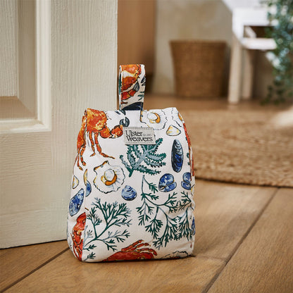 Ulster Weavers Shellfish Fabric Doorstop | Nautical Lobster Door Stop Coastal Decor - 20cm