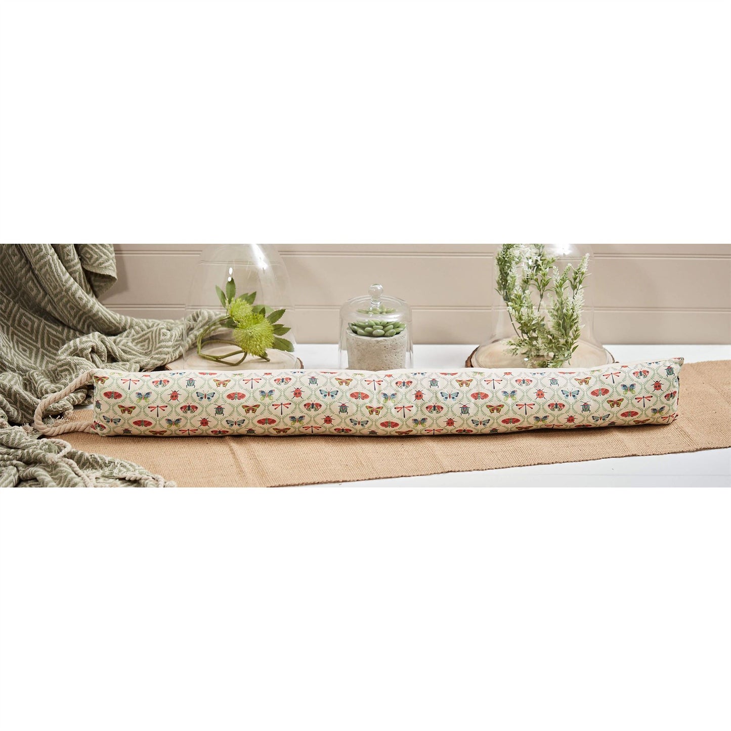 Butterfly & Insect Draught Excluder | Butterflies & Ladybug Draft Excluder 94cm