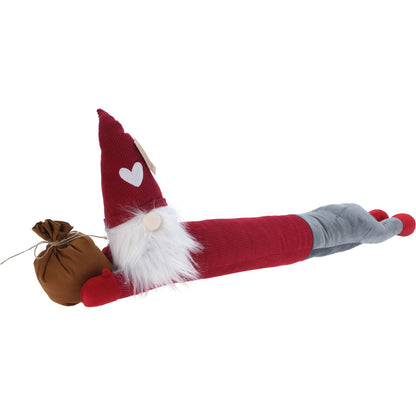 Christmas Gonk Draught Excluder | Nordic Gnome Door Cushion Draft Excluder 85cm