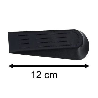 Pack of 5 Black Doorstop Wedges | Traditional Door Wedges 5 Door Stopper Wedges