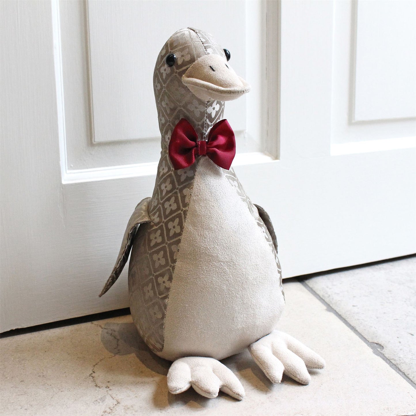 Sunny Duck Doorstop | Fabric Duck Shaped Door Stop Bird Door Stopper- 28cm