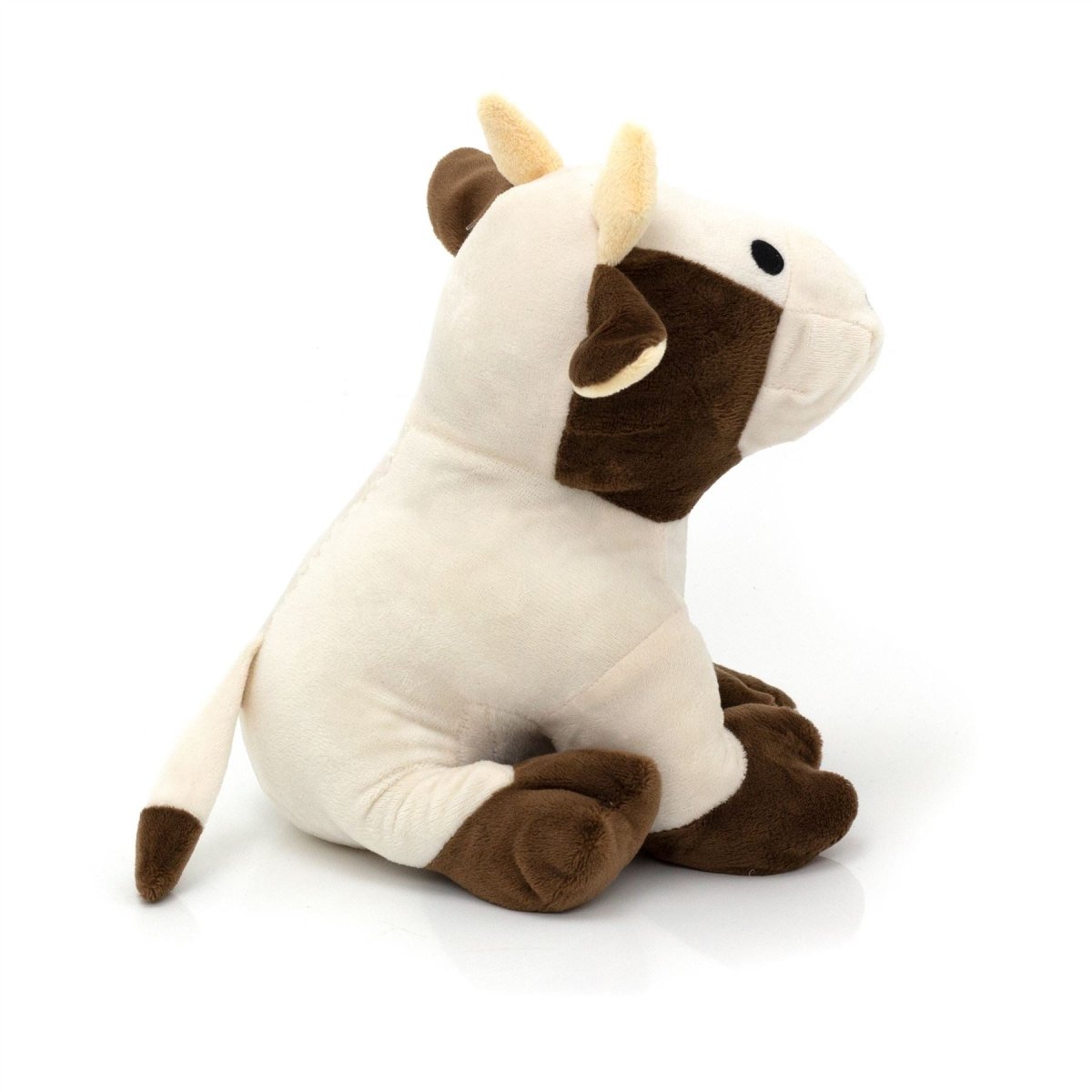 Cow Shaped Fabric Door Stop | Novelty and Decorative Animal Doorstop - Brown - Doorstop