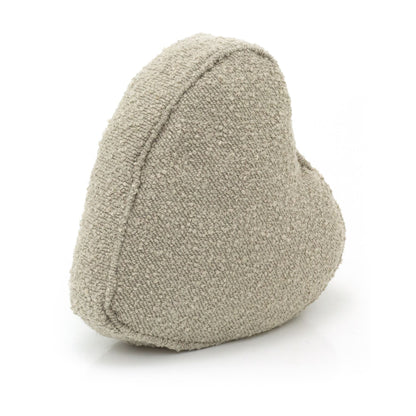 Boucle Love Heart Doorstop | Decorative Fabric Heart Shaped Door Stop - 25cm