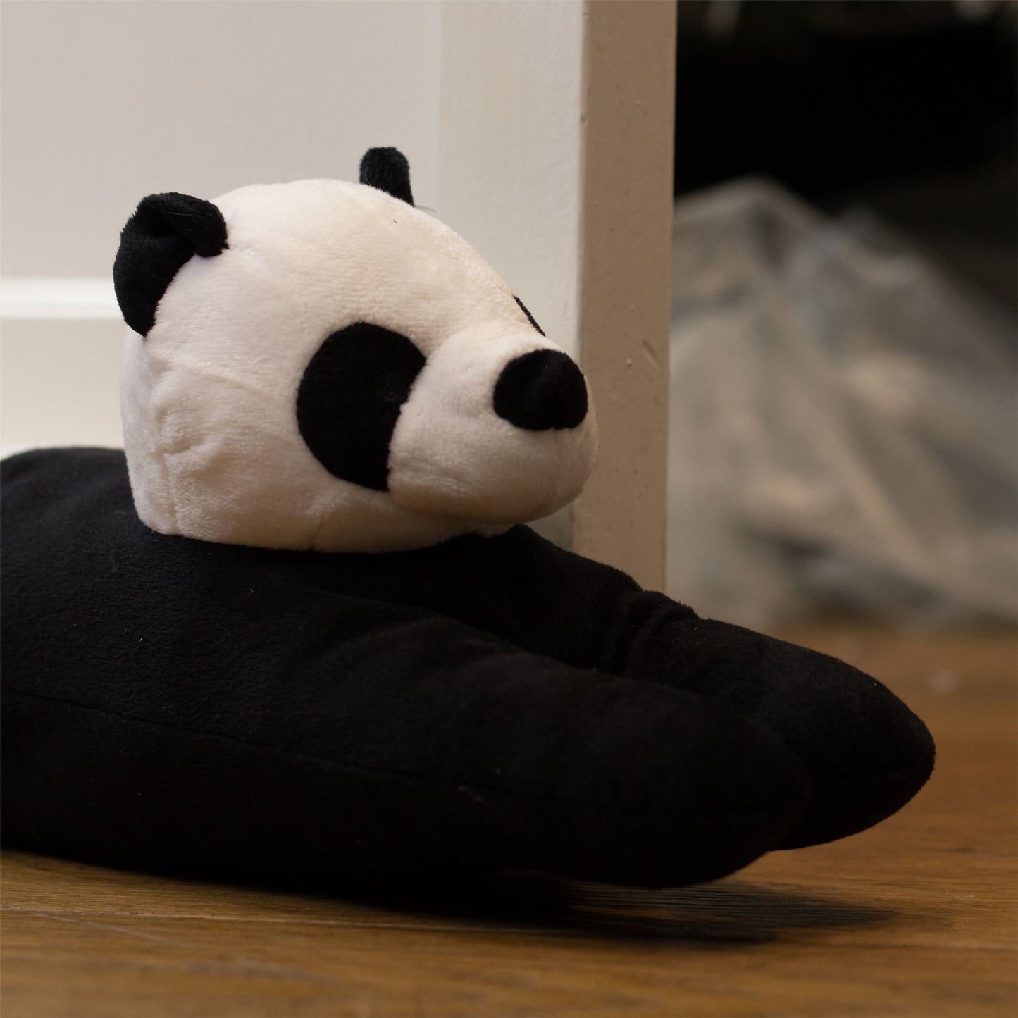 MIlo Panda Draught Excluder | Fabric Door Cushion Draft Excluder for Doors 86cm