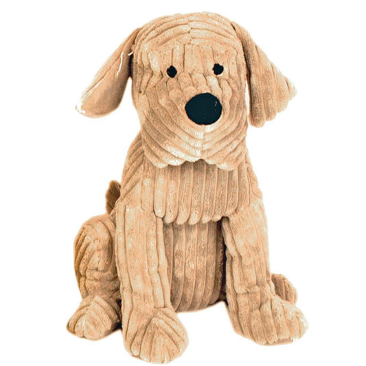 Take Me Home Door Stop - 28Cm Ribbed Tan Dog