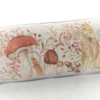 Woodland Animals Draught Excluder | Flora & Fauna Draft Excluder For Doors 93cm