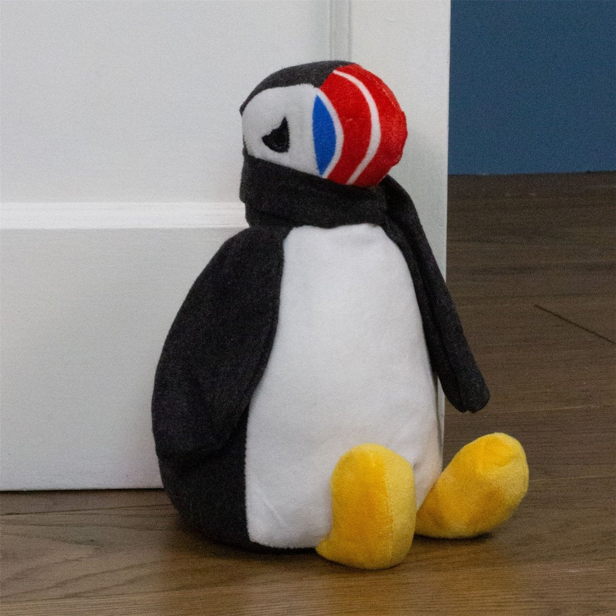 Pippa Puffin Doorstop | Novelty Fabric Puffin Shaped Door Stop 1.5kg - 21cm - Doorstop