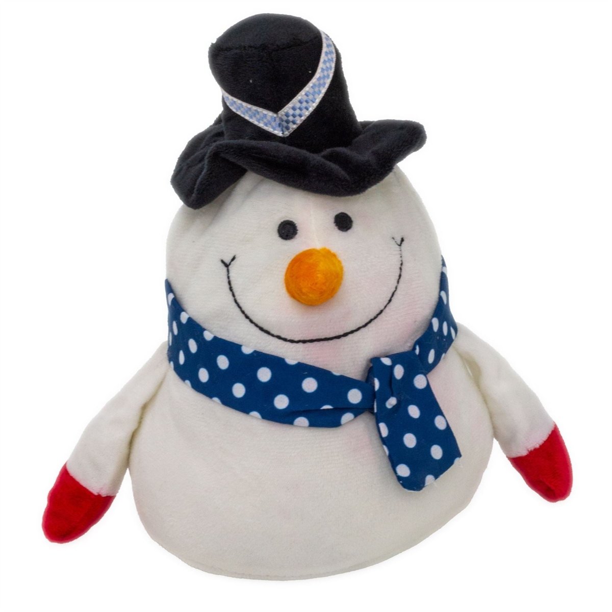 Snowman Festive Christmas Character Doorstop | Novelty Fabric Door Stop - 23cm - Doorstop